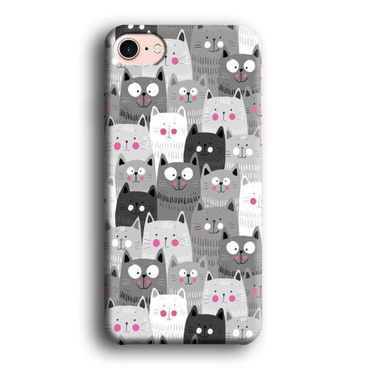 Cute Cat 001 iPhone 8 Case