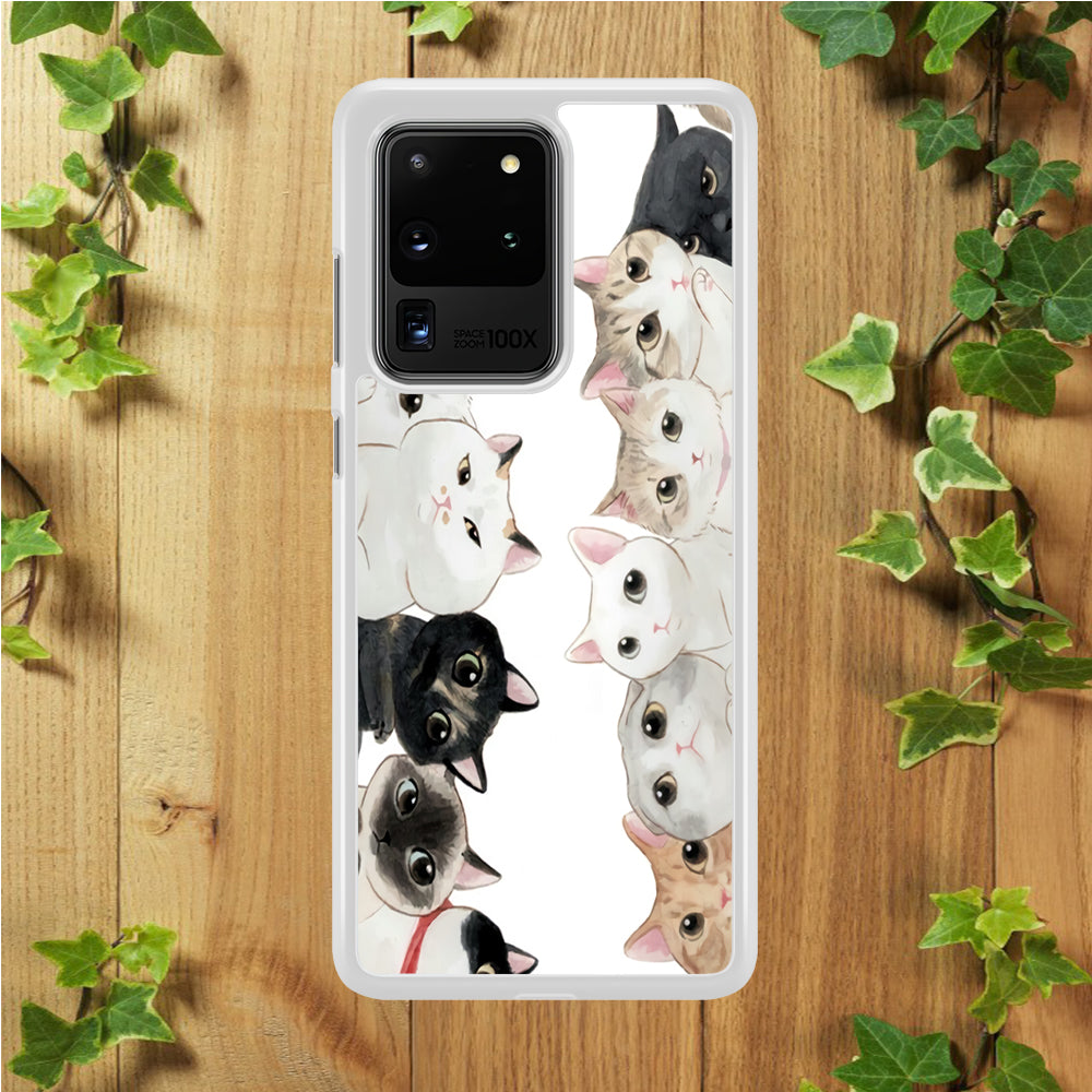 Cute Cat 002 Samsung Galaxy S20 Ultra Case