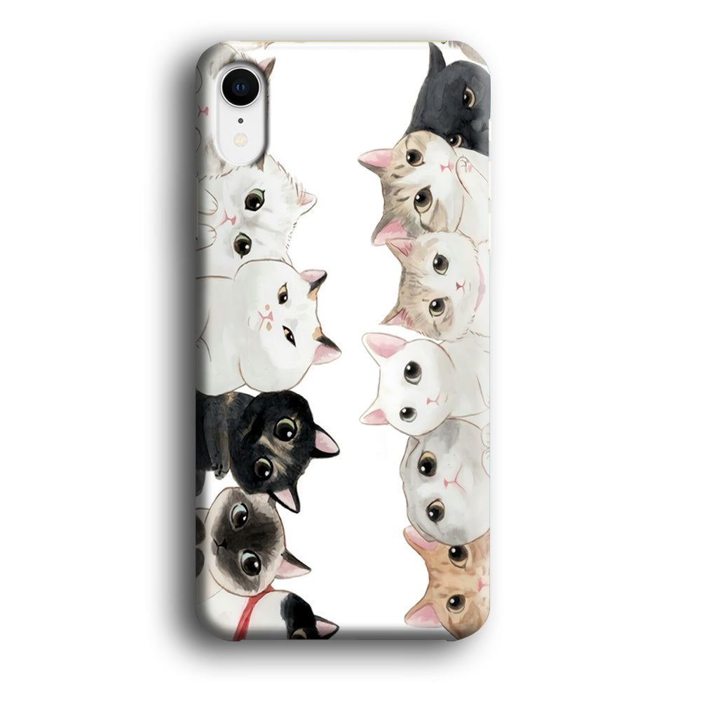 Cute Cat 002 iPhone XR Case