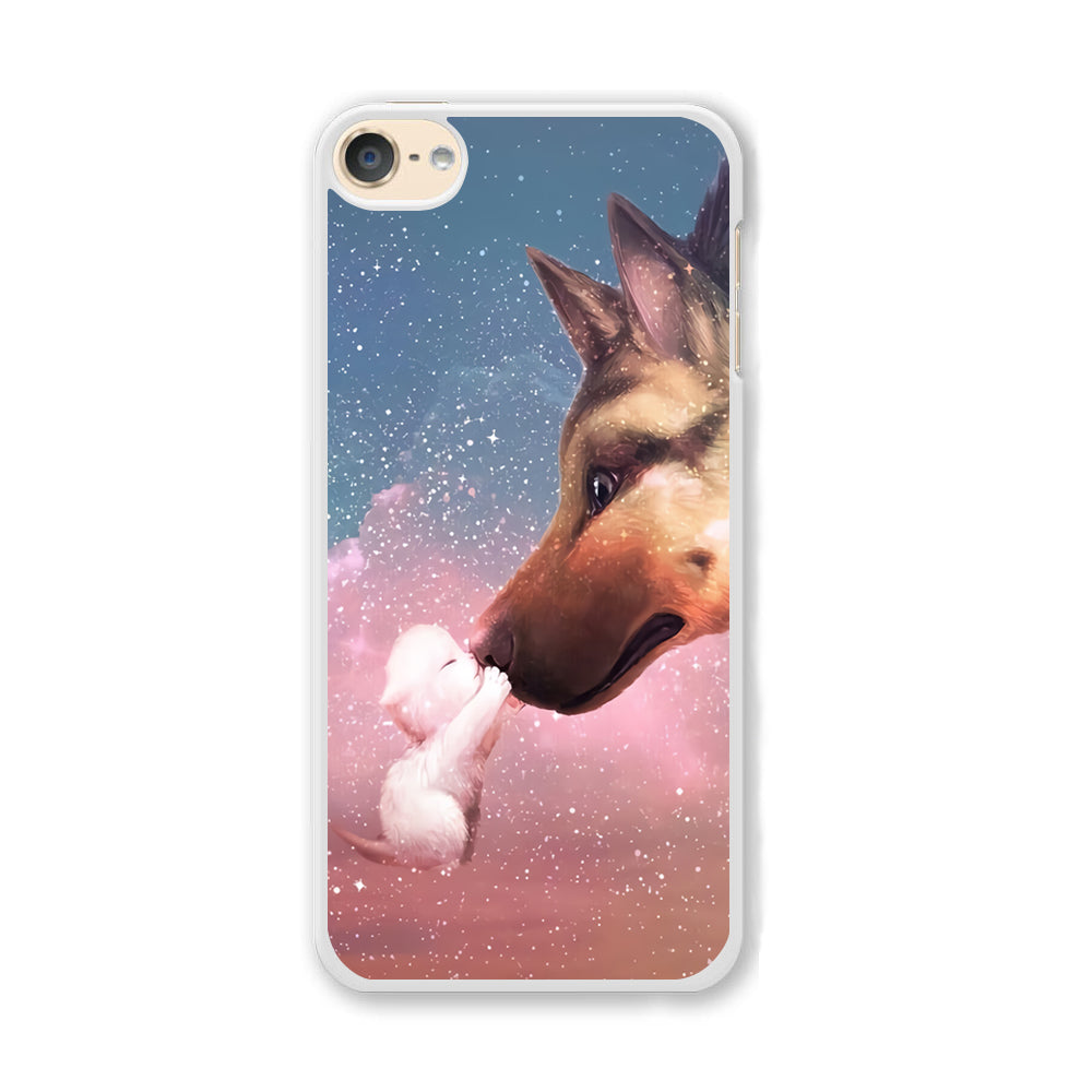 Cute Cat Kiss Dog iPod Touch 6 Case