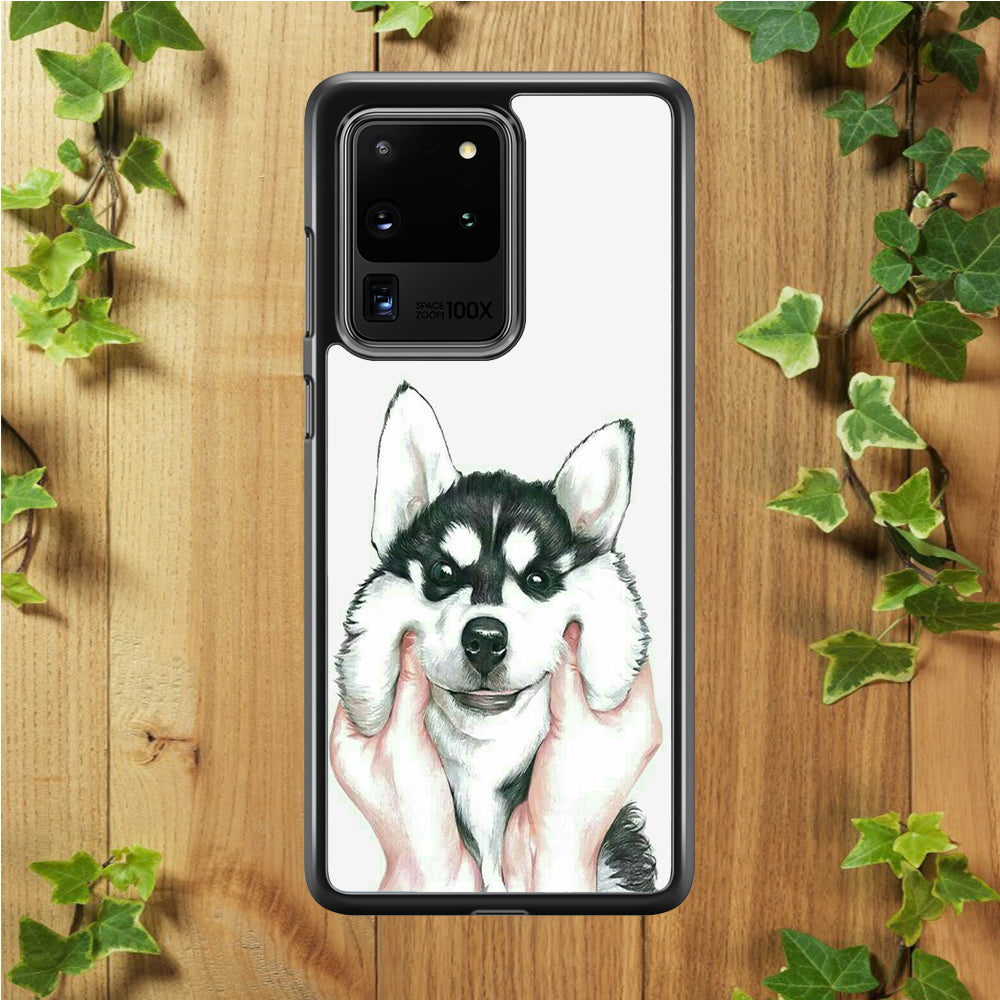 Cute Face Dog 001 Samsung Galaxy S20 Ultra Case