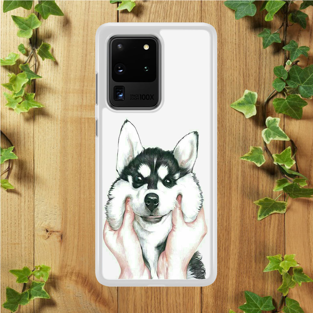 Cute Face Dog 001 Samsung Galaxy S20 Ultra Case