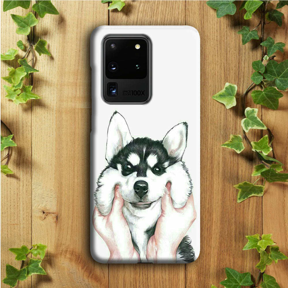 Cute Face Dog 001 Samsung Galaxy S20 Ultra Case