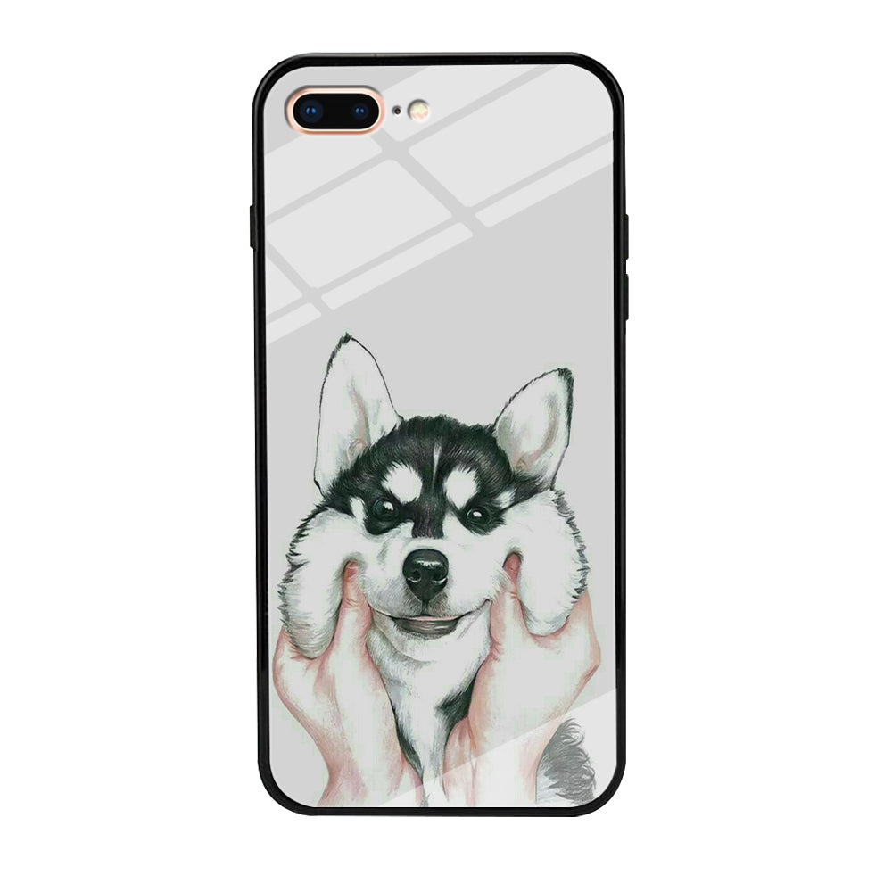 Cute Face Dog 001 iPhone 8 Plus Case