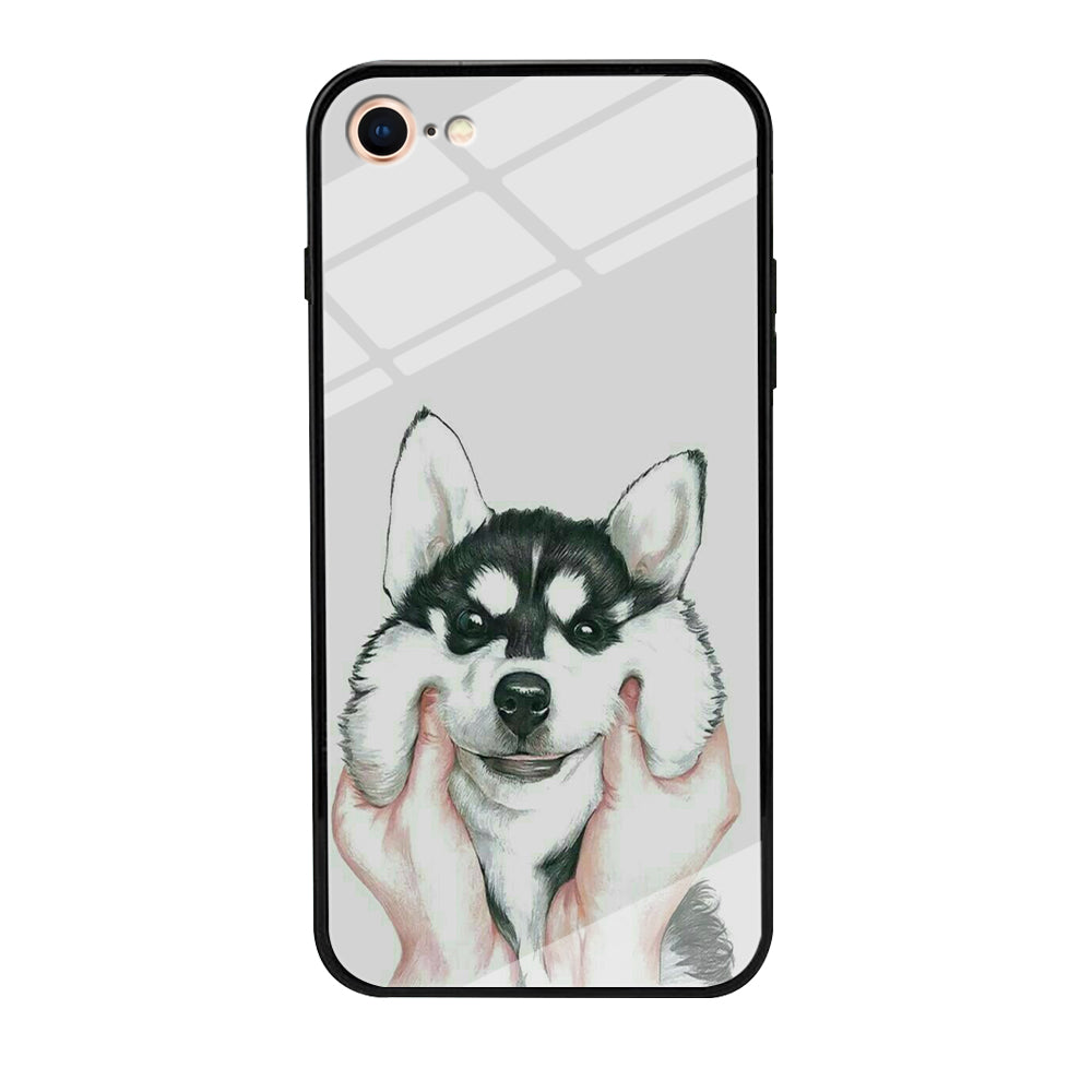 Cute Face Dog 001 iPhone 8 Case