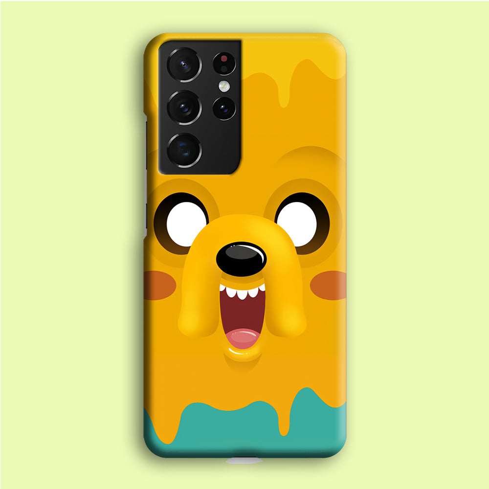 Cute Jake Adventure Time Samsung Galaxy S21 Ultra Case