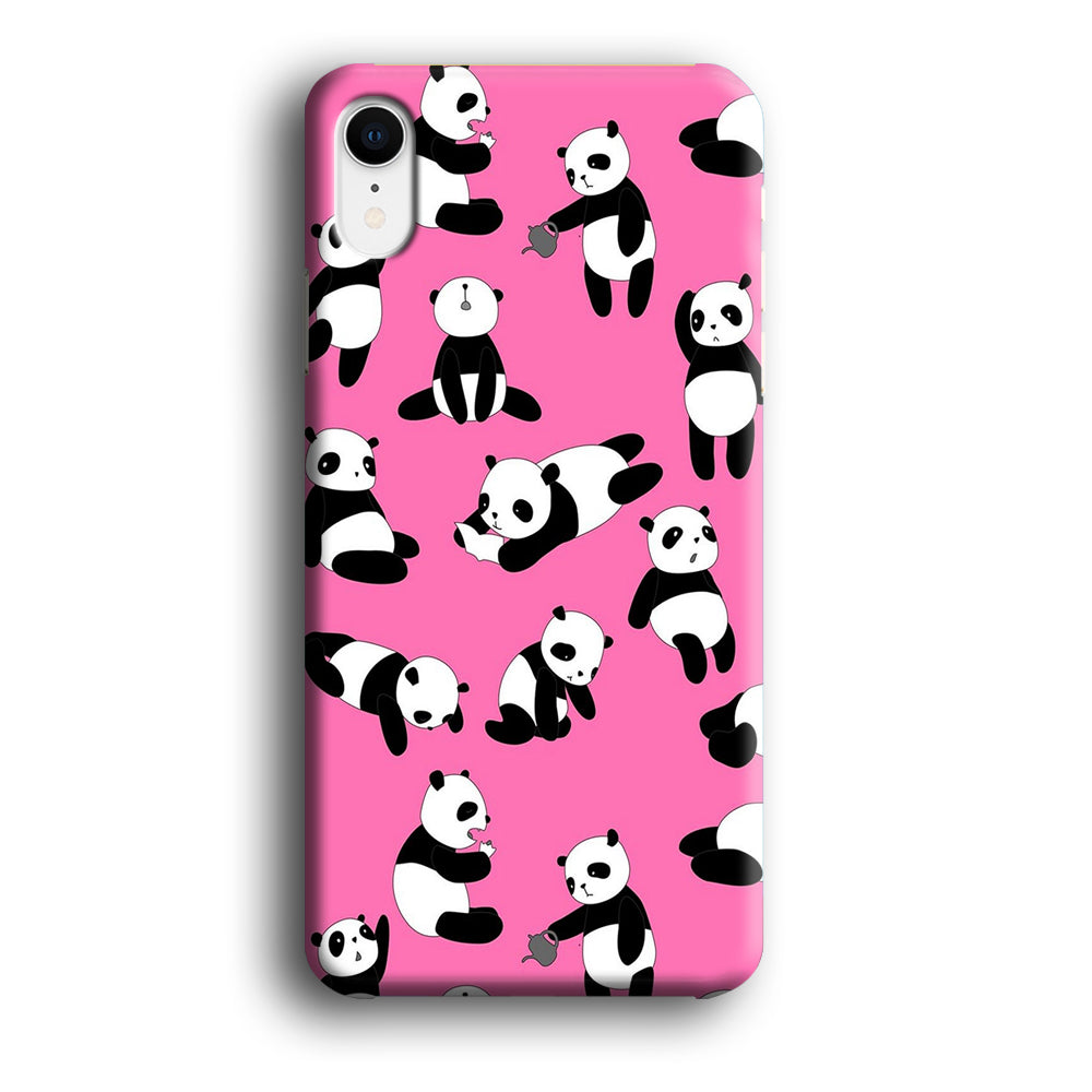 Cute Panda iPhone XR Case