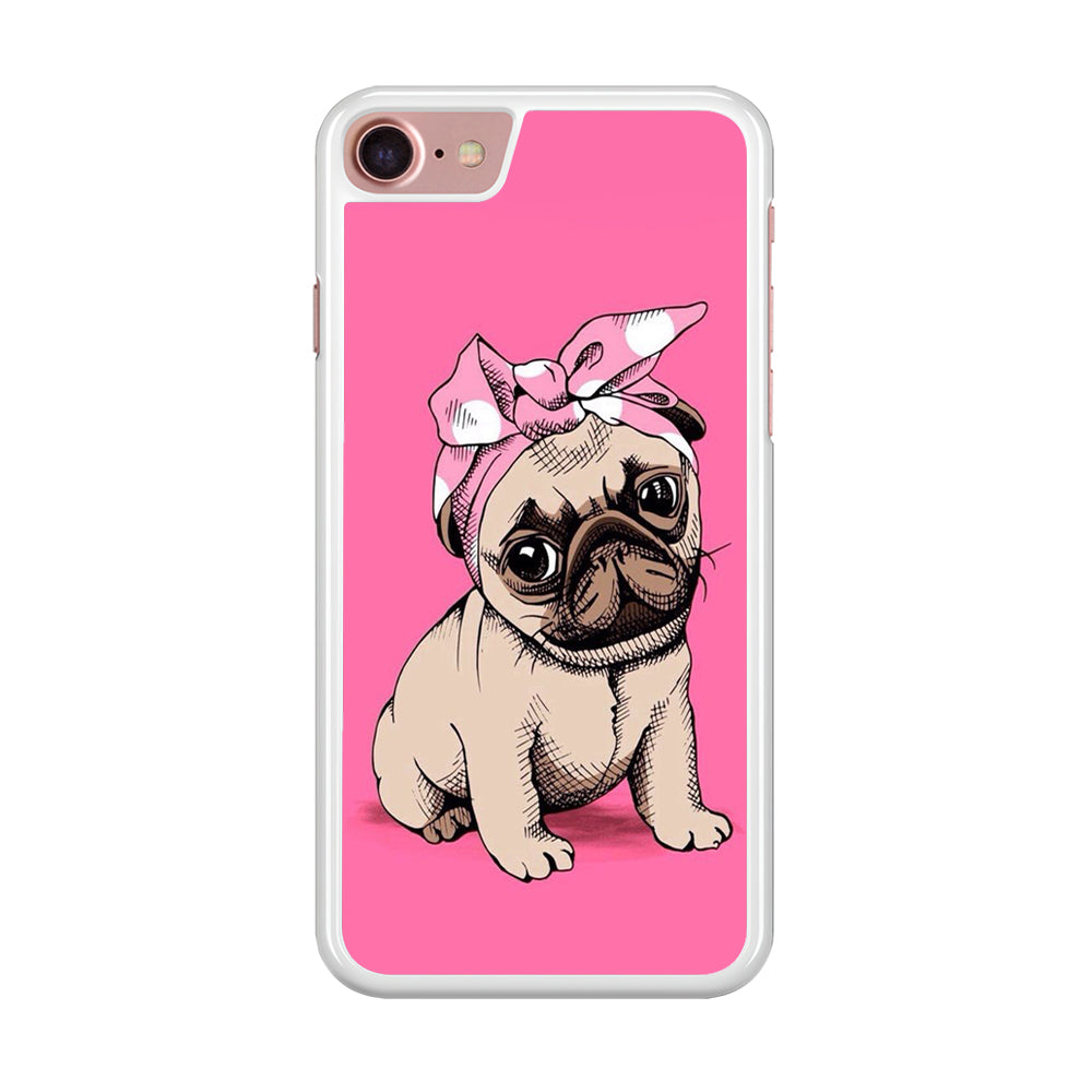 Cute Puppy Pink iPhone 8 Case