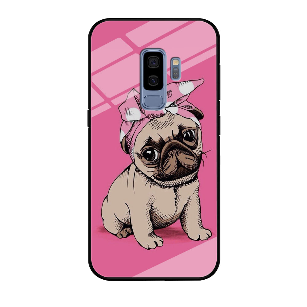 Cute Puppy Pink Samsung Galaxy S9 Plus Case