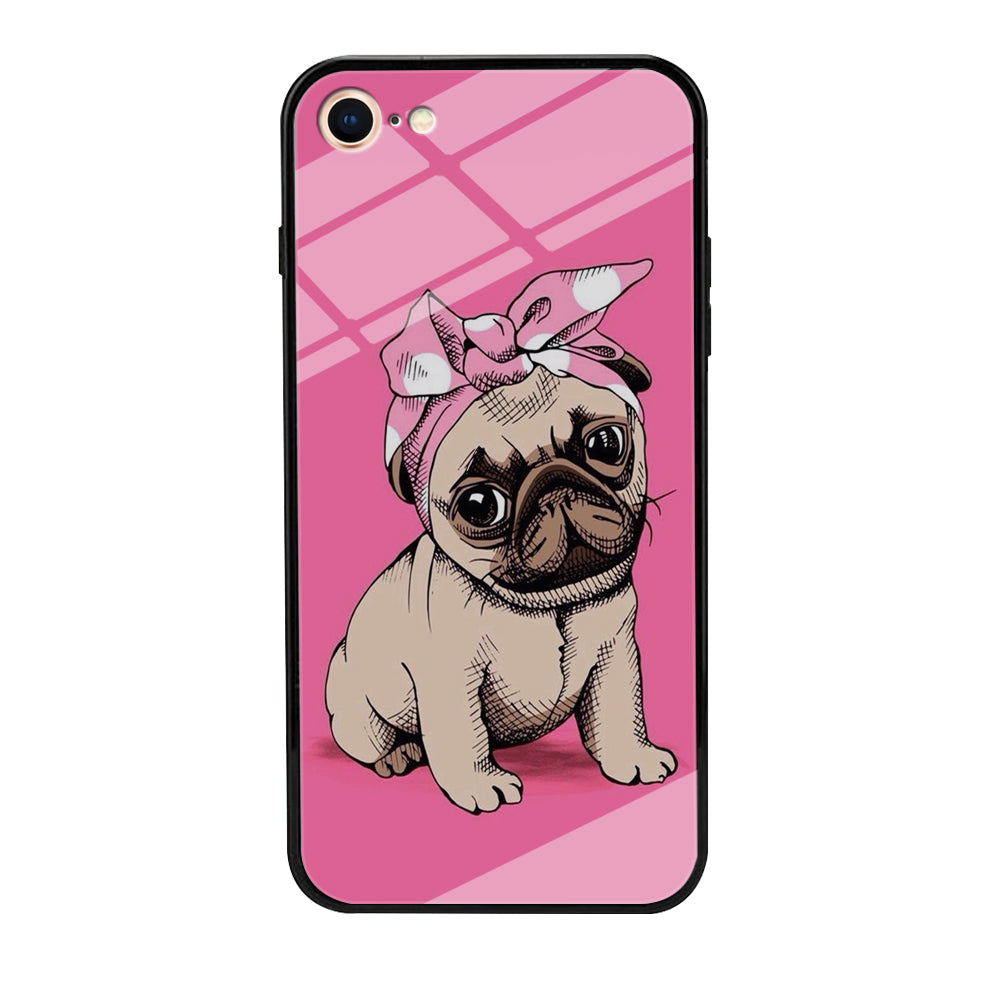 Cute Puppy Pink iPhone 8 Case