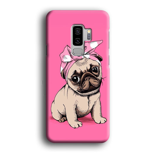 Cute Puppy Pink Samsung Galaxy S9 Plus Case