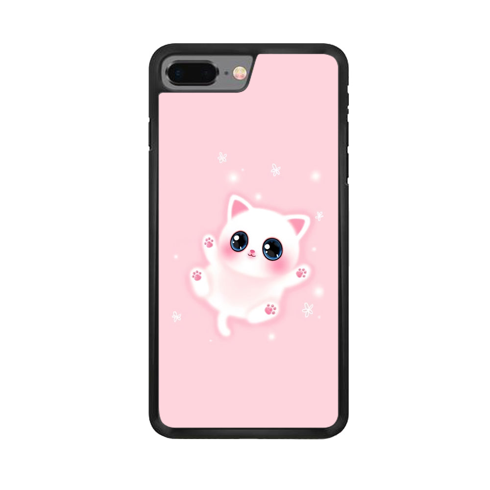 Cute White Kitten iPhone 8 Plus Case