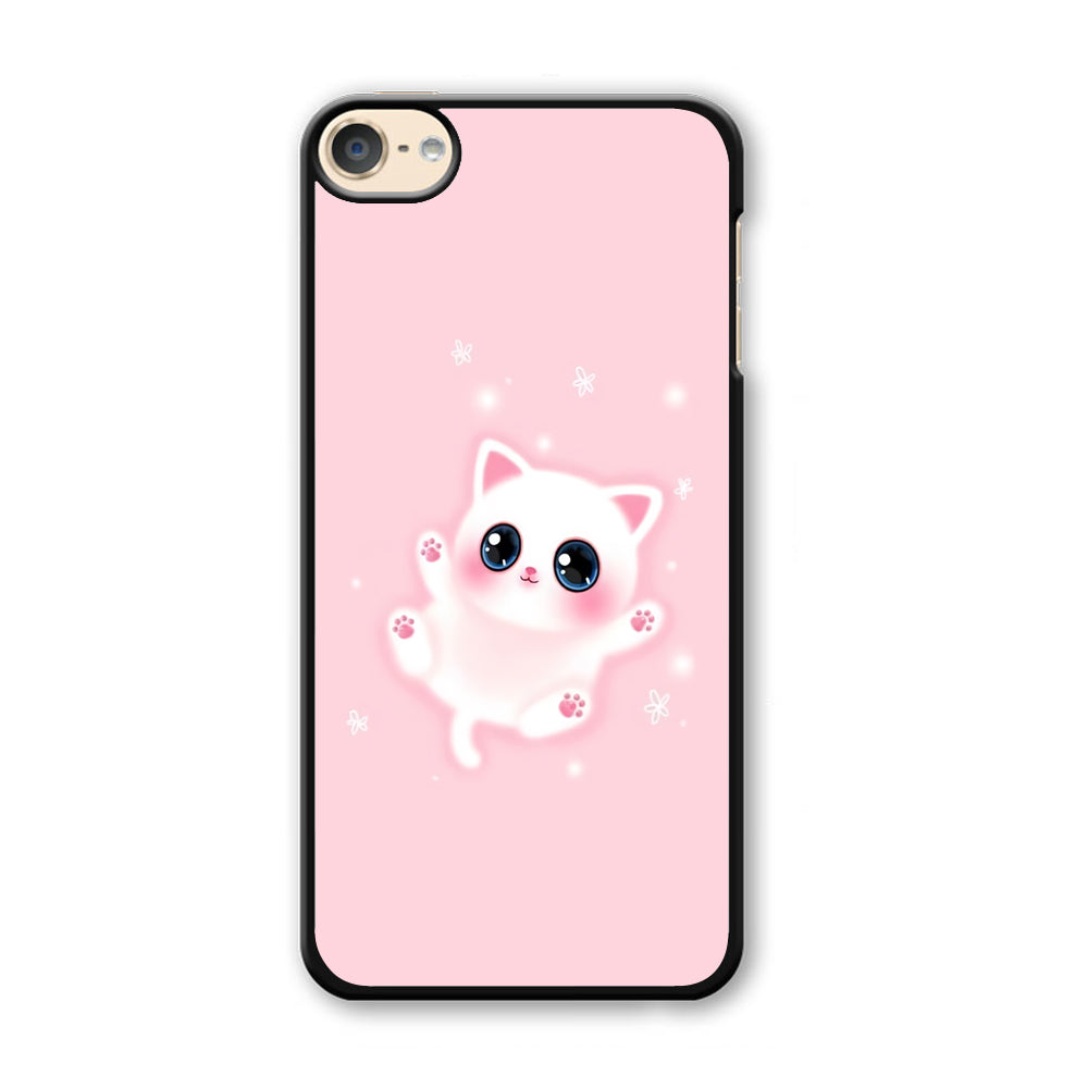 Cute White Kitten iPod Touch 6 Case