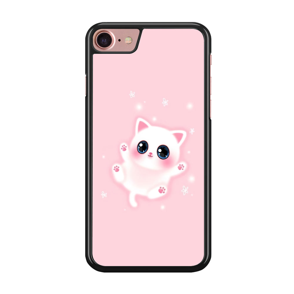 Cute White Kitten iPhone 8 Case