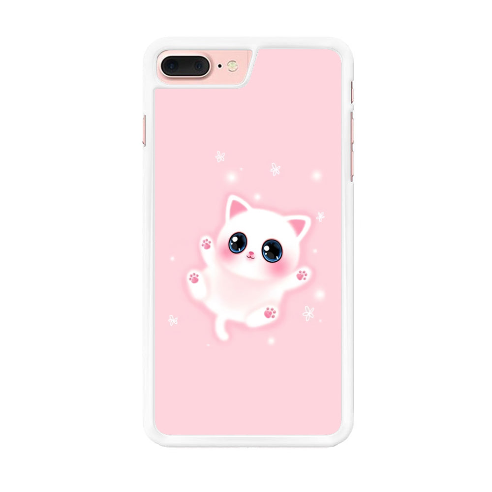 Cute White Kitten iPhone 8 Plus Case