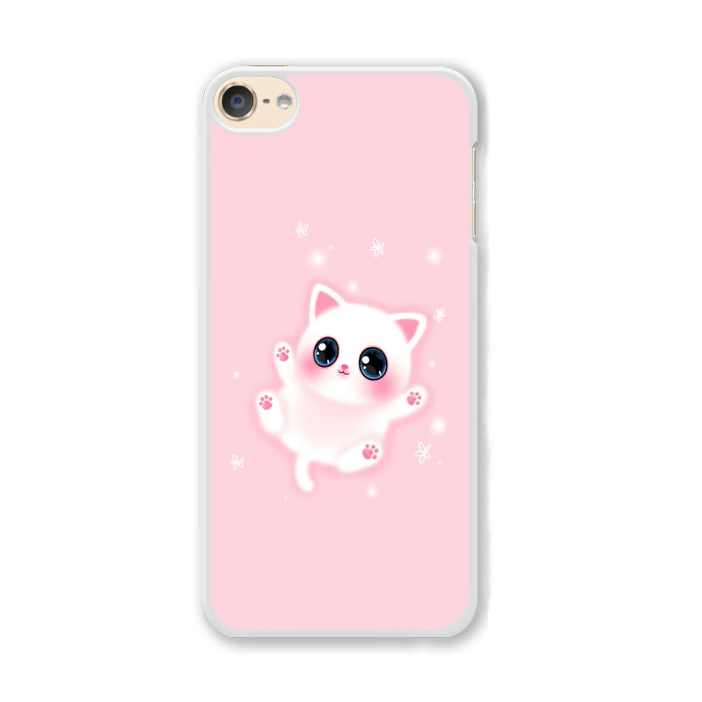 Cute White Kitten iPod Touch 6 Case