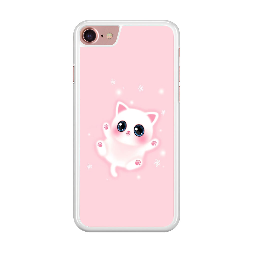 Cute White Kitten iPhone 8 Case