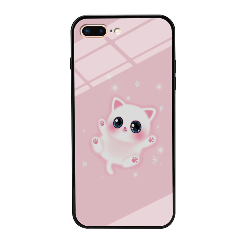 Cute White Kitten iPhone 8 Plus Case