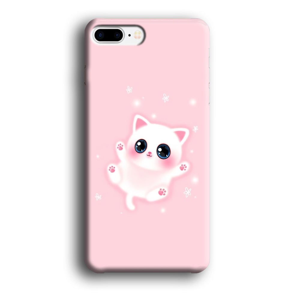 Cute White Kitten iPhone 8 Plus Case