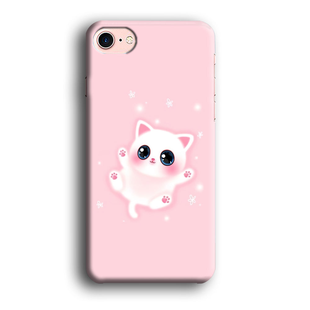 Cute White Kitten iPhone 8 Case