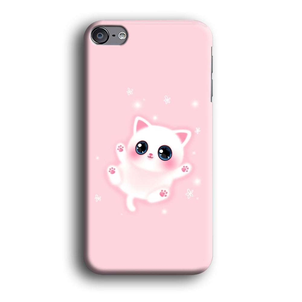 Cute White Kitten iPod Touch 6 Case