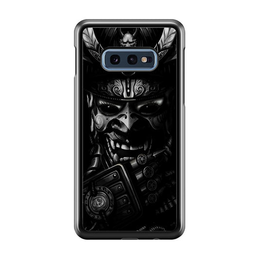 Dark Samurai Smile Mask Samsung Galaxy S10E Case