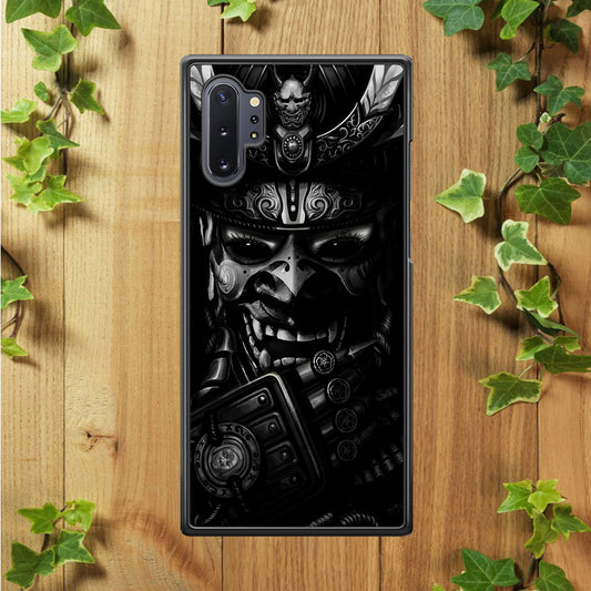 Dark Samurai Smile Mask Samsung Galaxy Note 10 Plus Case