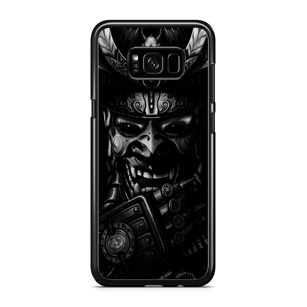 Dark Samurai Smile Mask Samsung Galaxy S8 Case