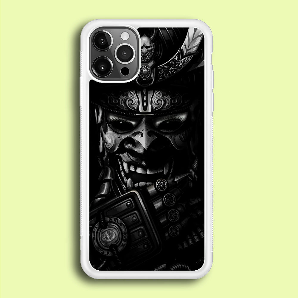 Dark Samurai Smile Mask iPhone 12 Pro Case