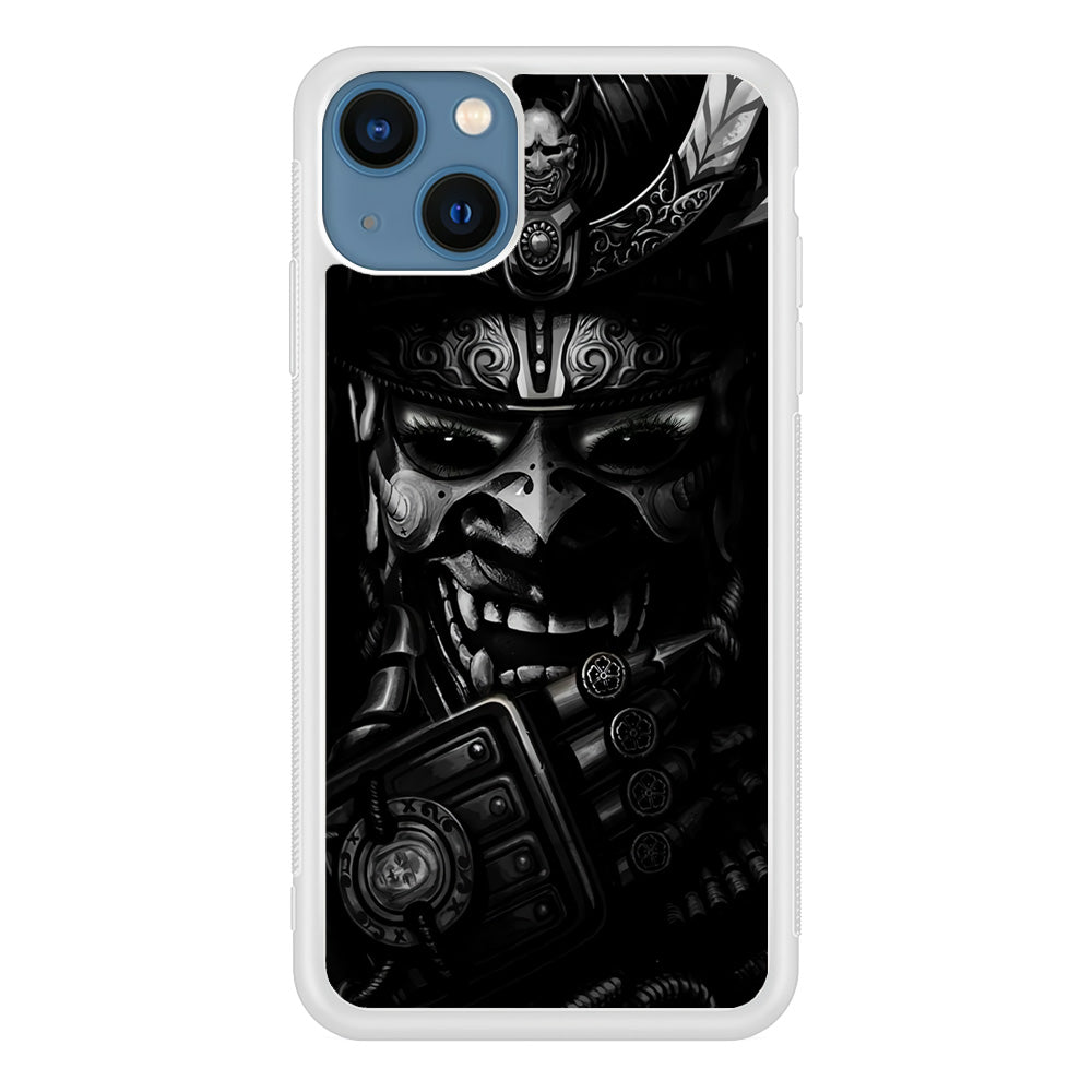 Dark Samurai Smile Mask iPhone 13 Pro Case