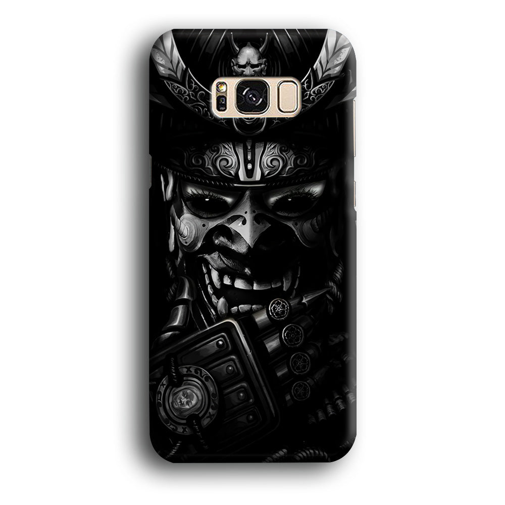 Dark Samurai Smile Mask Samsung Galaxy S8 Case