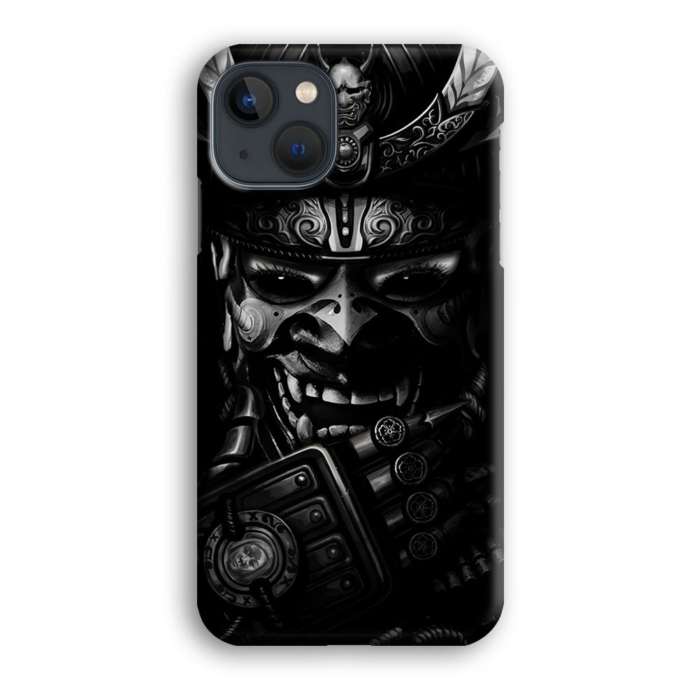 Dark Samurai Smile Mask iPhone 13 Pro Case