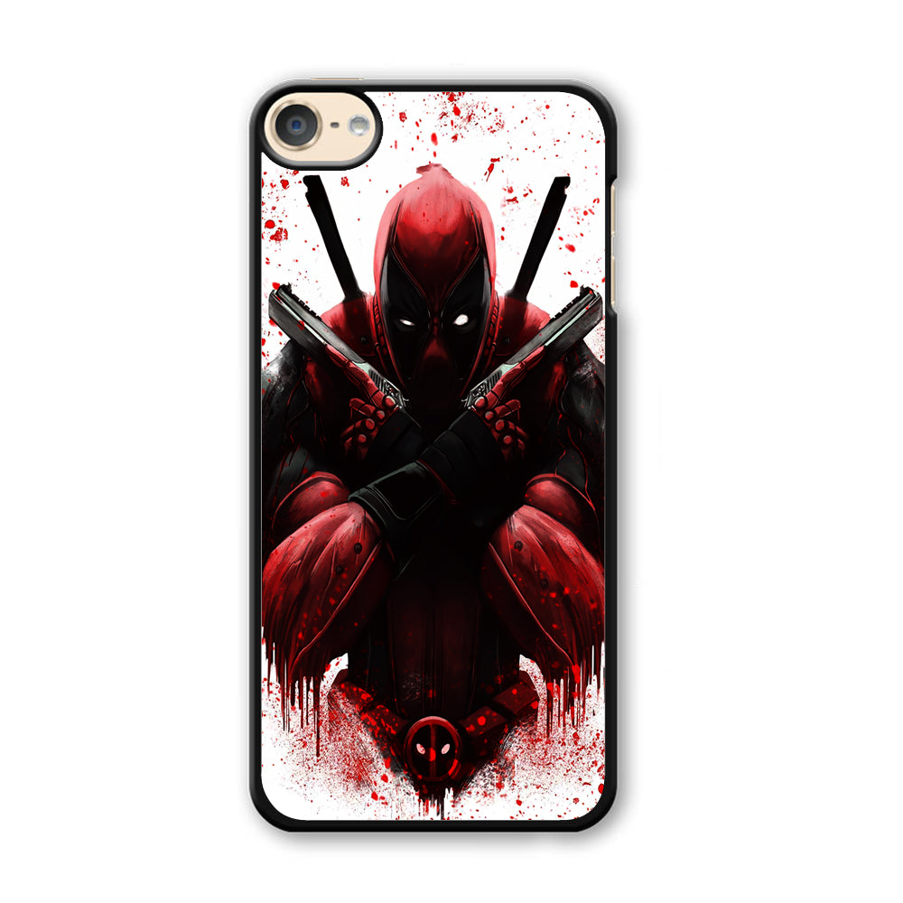 Deadpool Holds Two Guns iPod Touch 6 Case