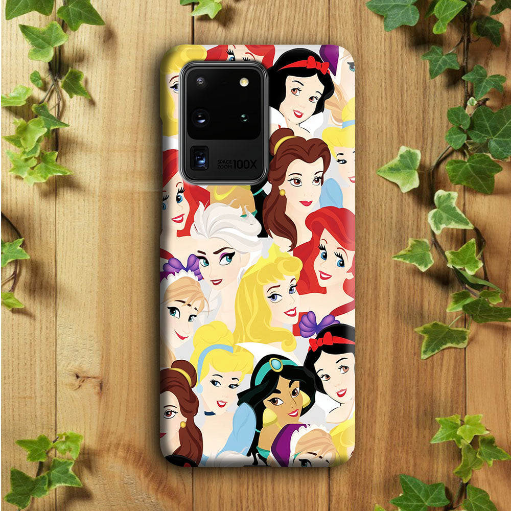 Disney Princess Collage Samsung Galaxy S20 Ultra Case