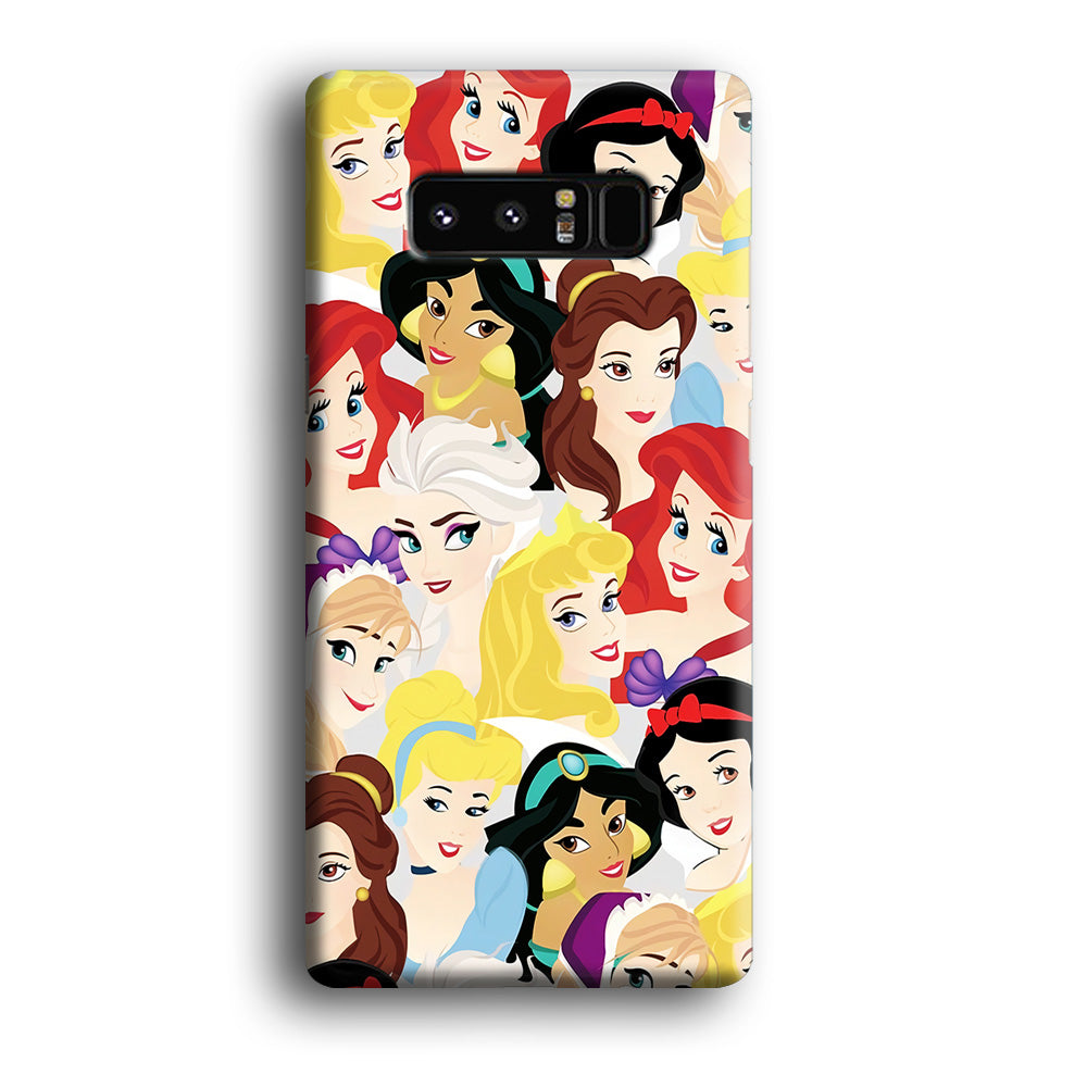 Disney Princess Collage Samsung Galaxy Note 8 Case