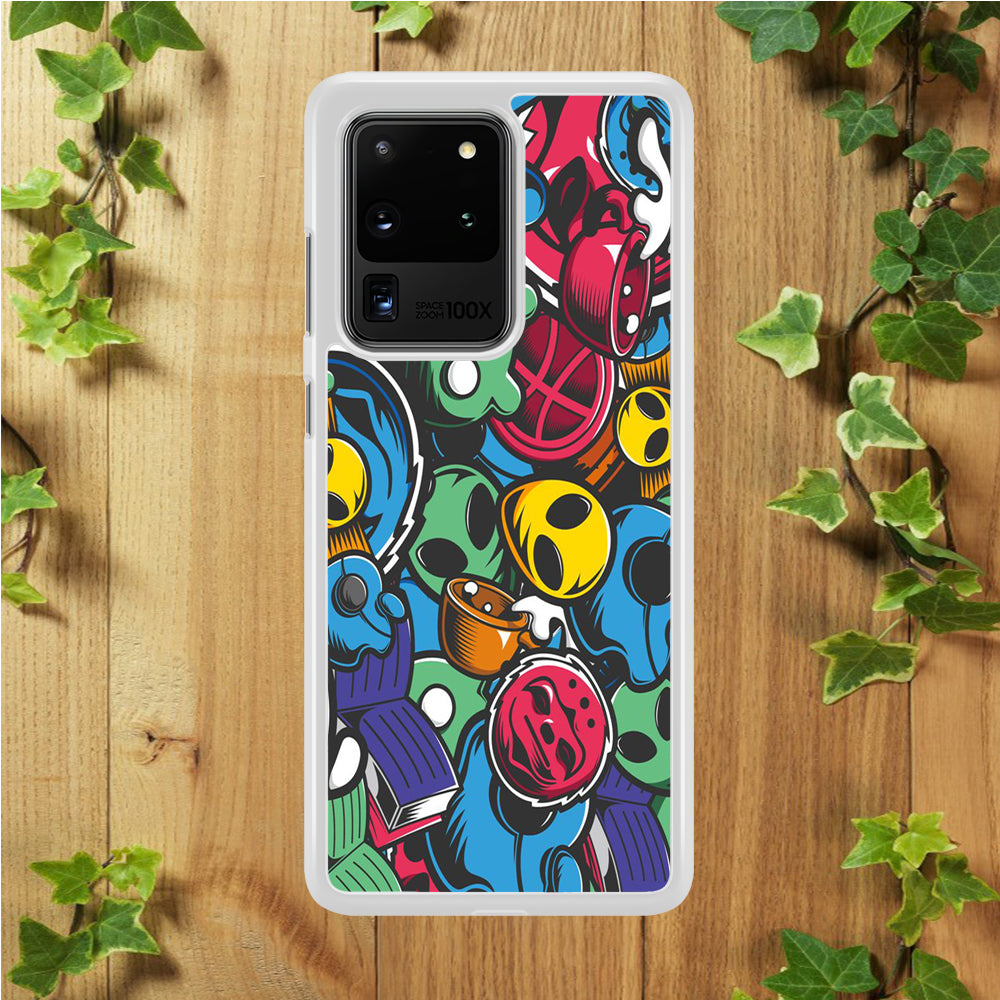 Doodle 001 Samsung Galaxy S20 Ultra Case