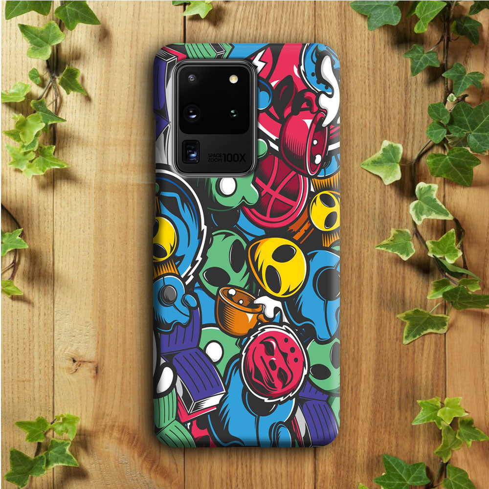 Doodle 001 Samsung Galaxy S20 Ultra Case