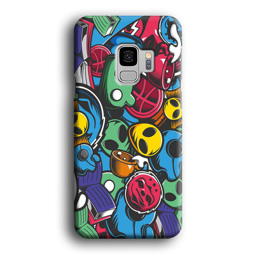 Doodle 001 Samsung Galaxy S9 Case