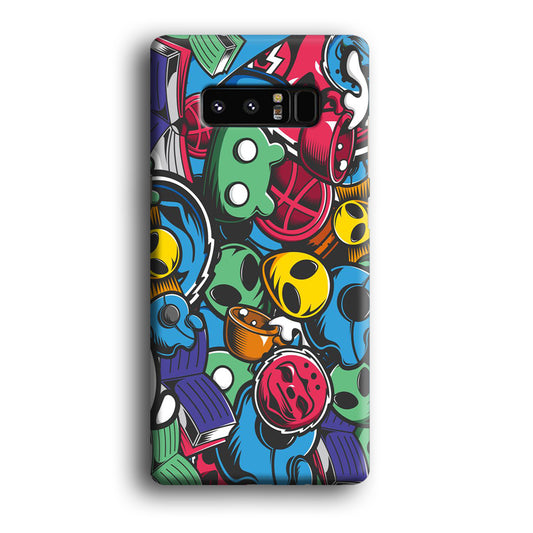 Doodle 001 Samsung Galaxy Note 8 Case