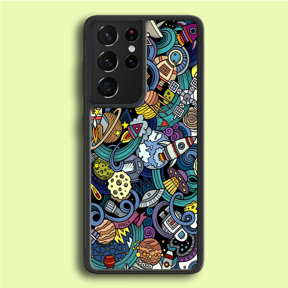 Doodle 002 Samsung Galaxy S21 Ultra Case