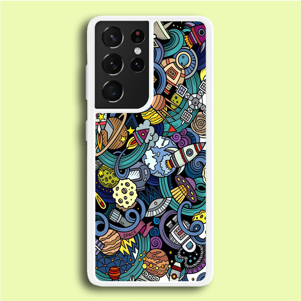 Doodle 002 Samsung Galaxy S21 Ultra Case