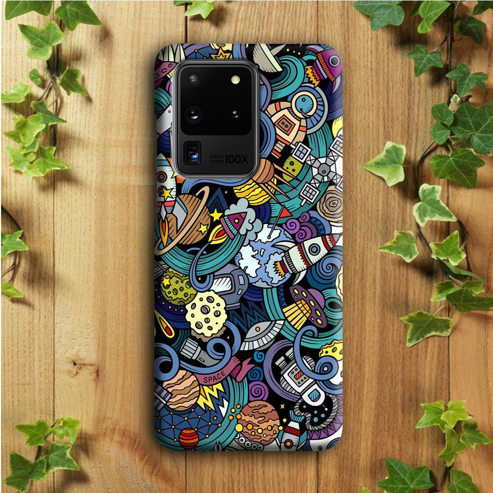 Doodle 002 Samsung Galaxy S20 Ultra Case