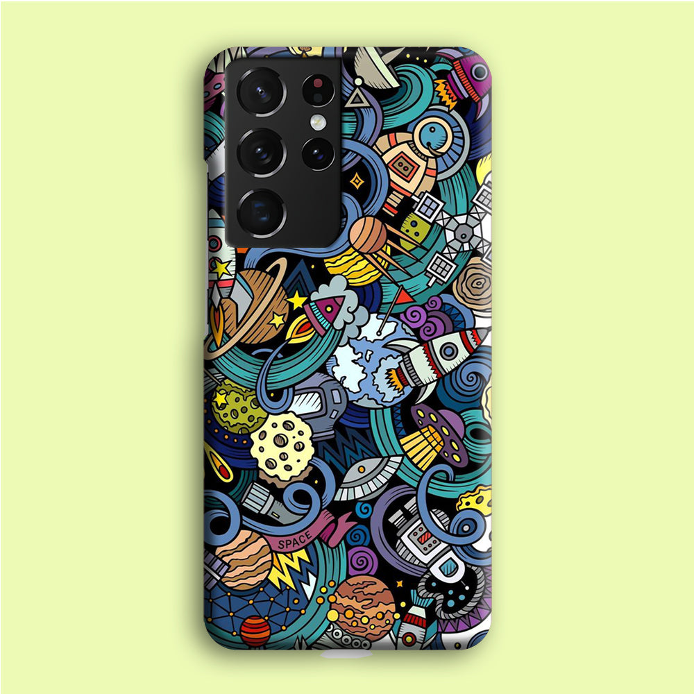 Doodle 002 Samsung Galaxy S21 Ultra Case