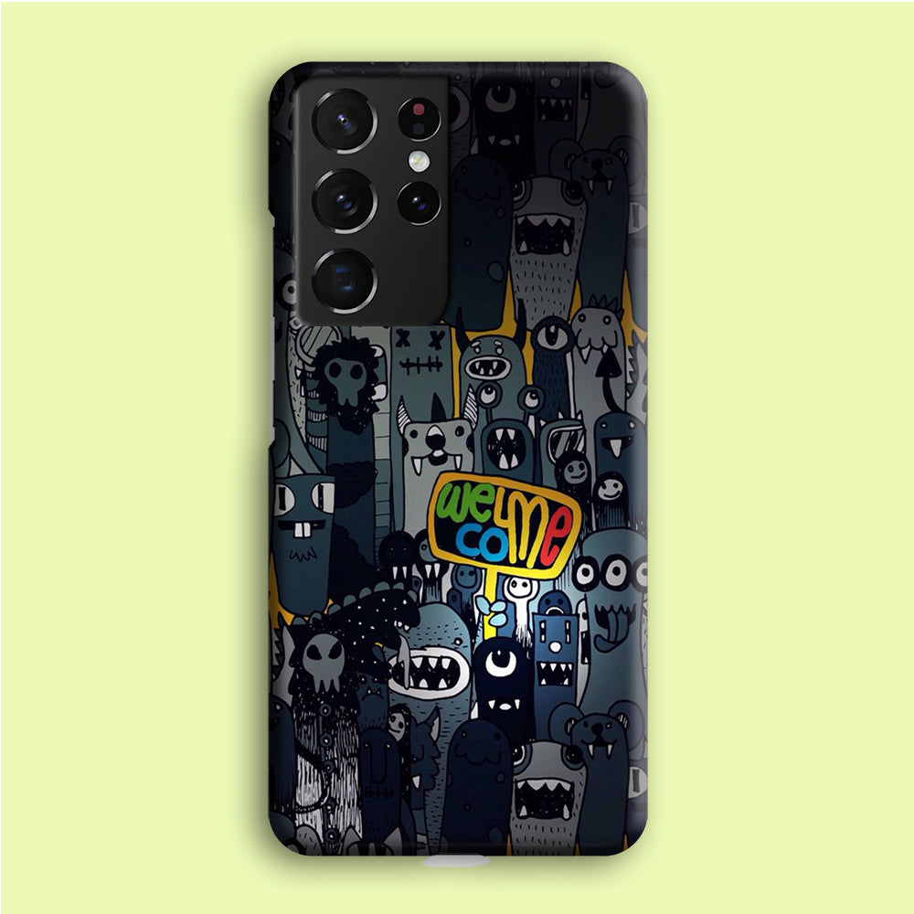 Doodle 003 Samsung Galaxy S21 Ultra Case