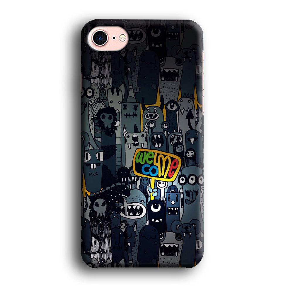 Doodle 003 iPhone 8 Case