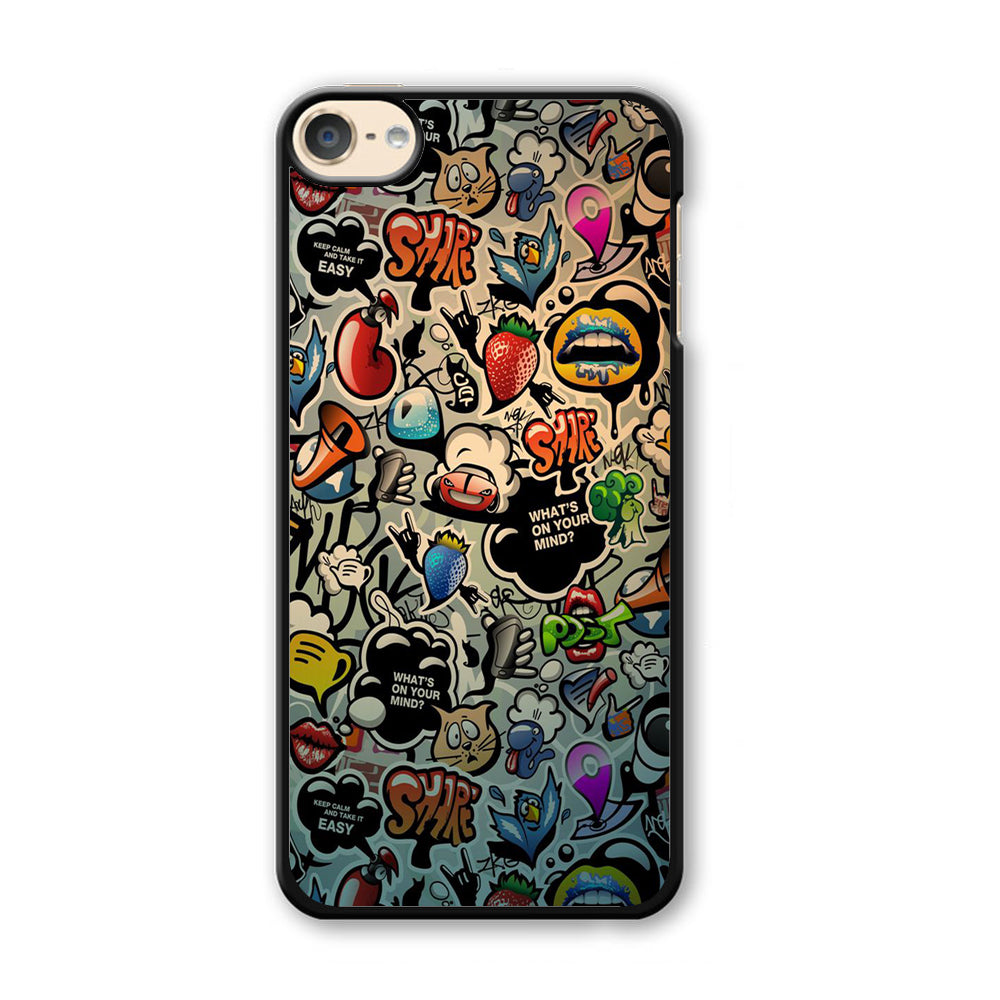 Doodle 004 iPod Touch 6 Case