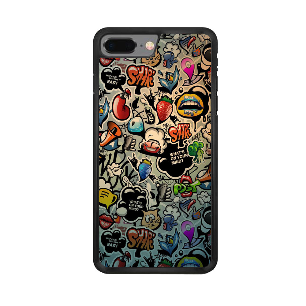 Doodle 004 iPhone 8 Plus Case