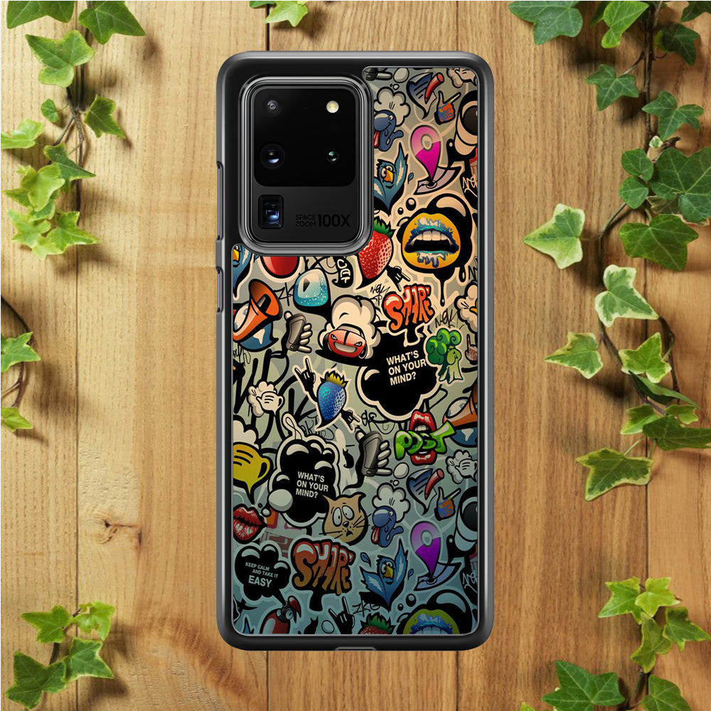 Doodle 004 Samsung Galaxy S20 Ultra Case