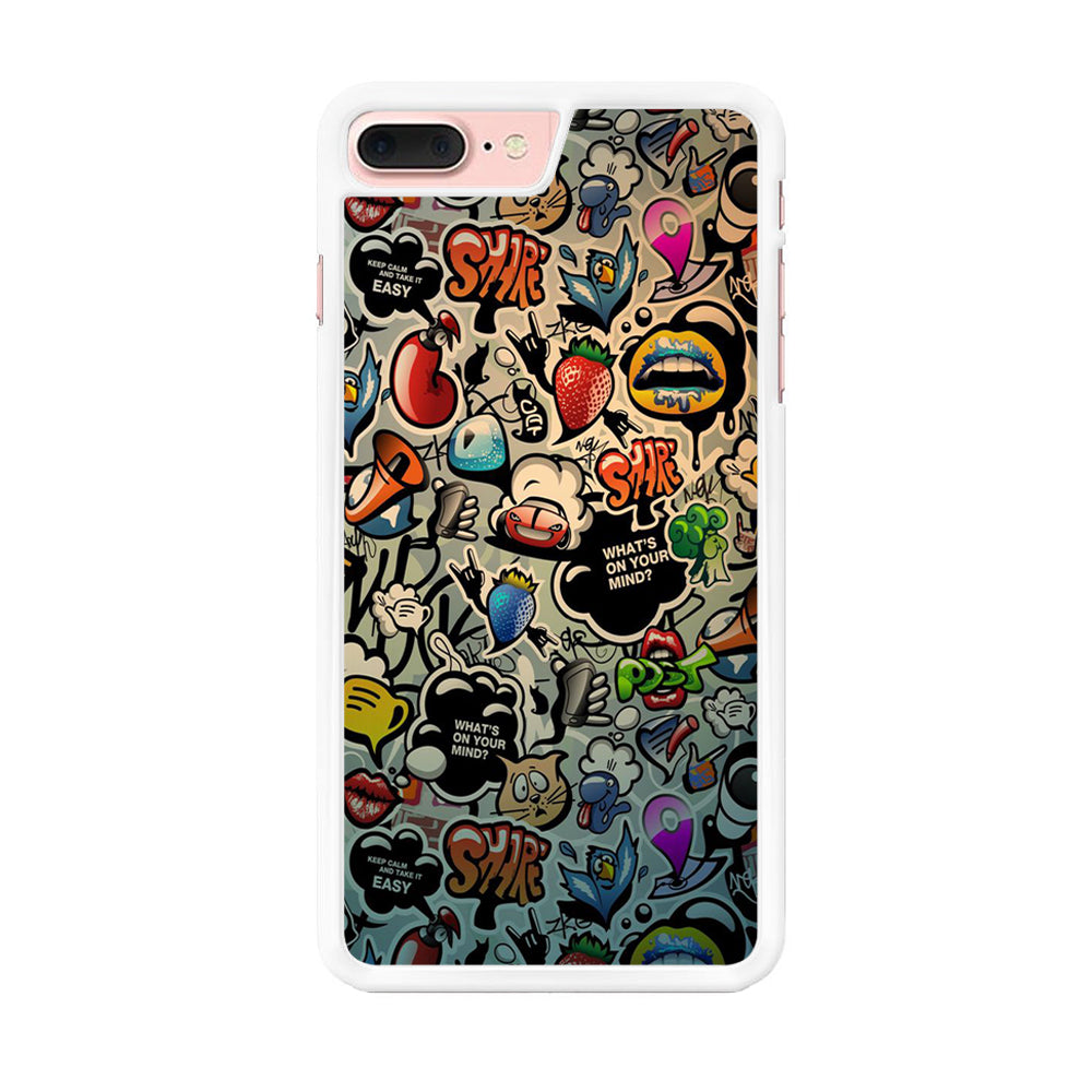 Doodle 004 iPhone 8 Plus Case