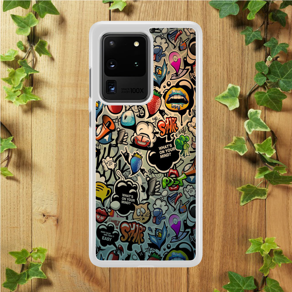 Doodle 004 Samsung Galaxy S20 Ultra Case